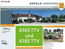 Tablet Screenshot of hefele-landtechnik.de